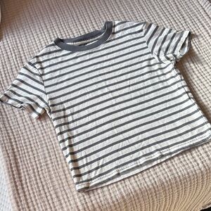 Urban Outfitters Gray Striped Tee
